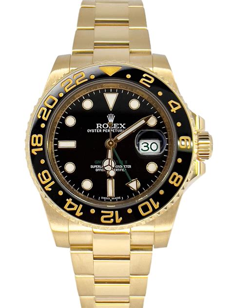 solid gold rolex gmt